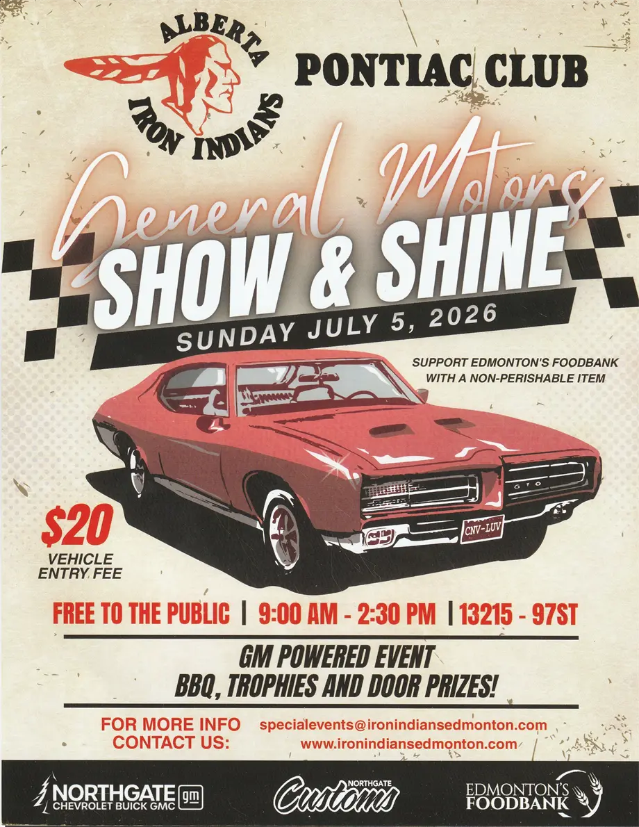 GM Show & Shine poster